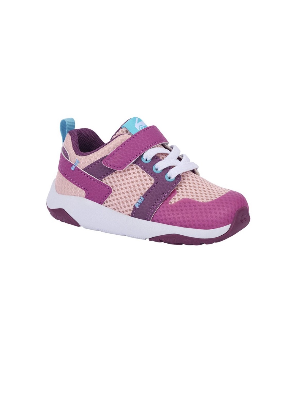 See Kai run Kids Pink & Purple viento Lightweight athletic Mesh Sneaker